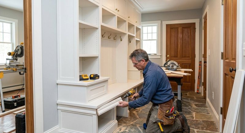 Built In Tv Cabinetry in Woodbridge, VA